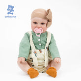 Amelia - 20" Lifelike Reborn Baby Doll with Soft Silicone Like Vinyl Body & Accessories